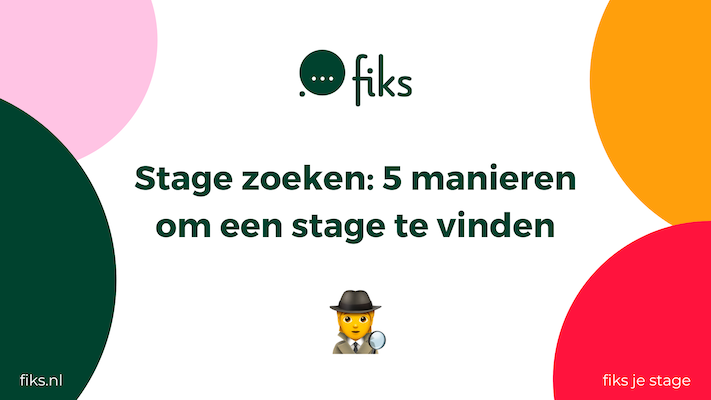 stage zoeken